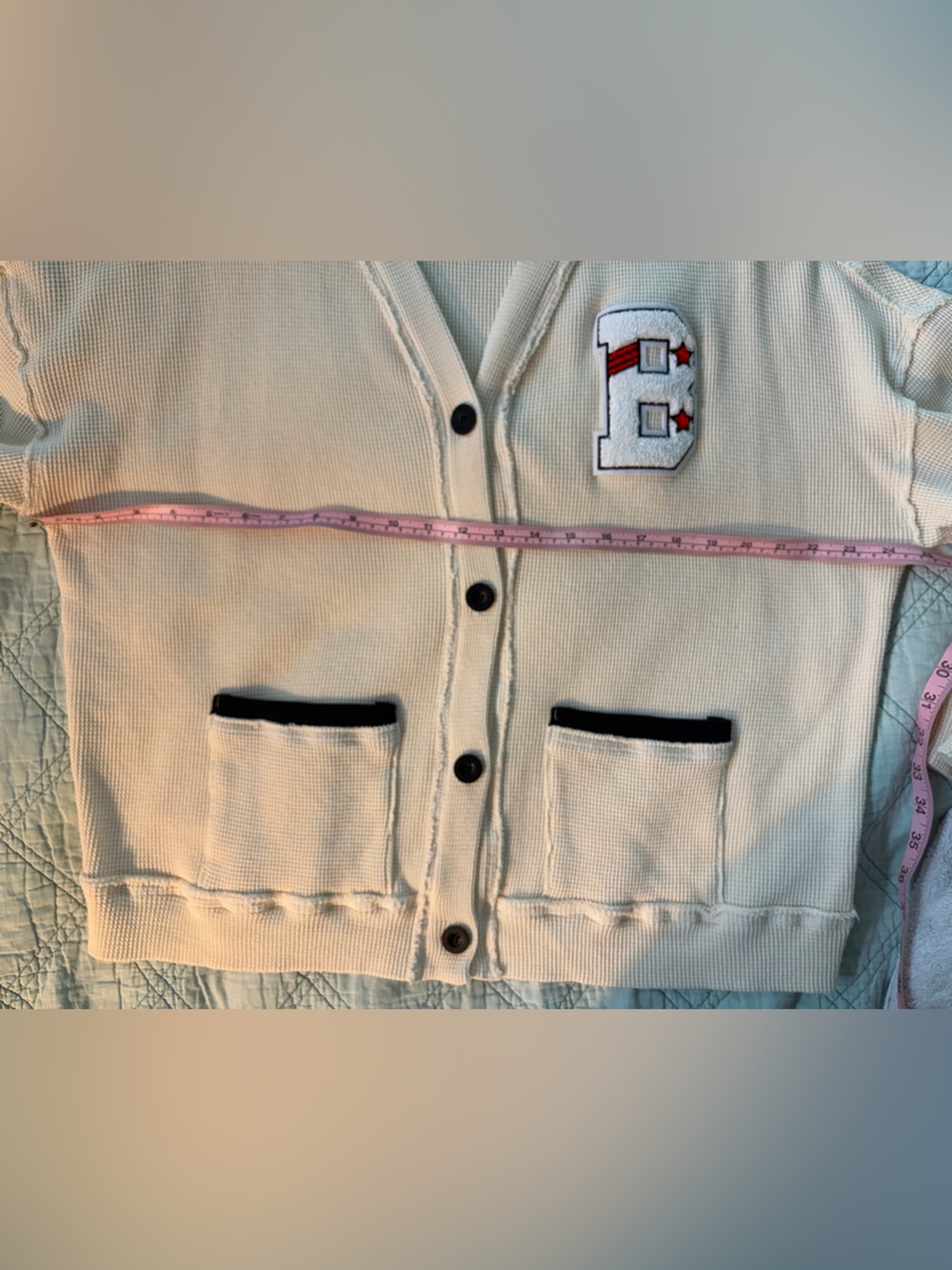 Free People Ragabond Varsity Cardigan - Picture 4 of 4